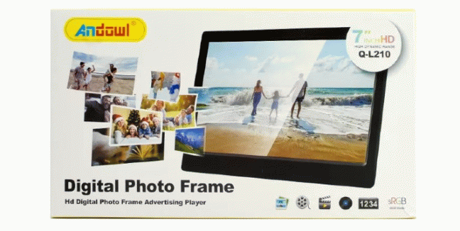 36,90€ για μία Ψηφιακή Κορνίζα 7″ SD, USB Ανάλυσης 1280×800 Andowl – ΑΣΠΡΟ, με παραλαβή από την Idea Hellas και δυνατότητα πανελλαδικής αποστολής στο χώρo σας.Κωδ: 230.14544